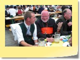 Ausklang der Feierlichkeiten zum 500j�hriges Pfarrjubil�um mit Kardinal Reinhard Marx im Festzelt, 12.8.2012